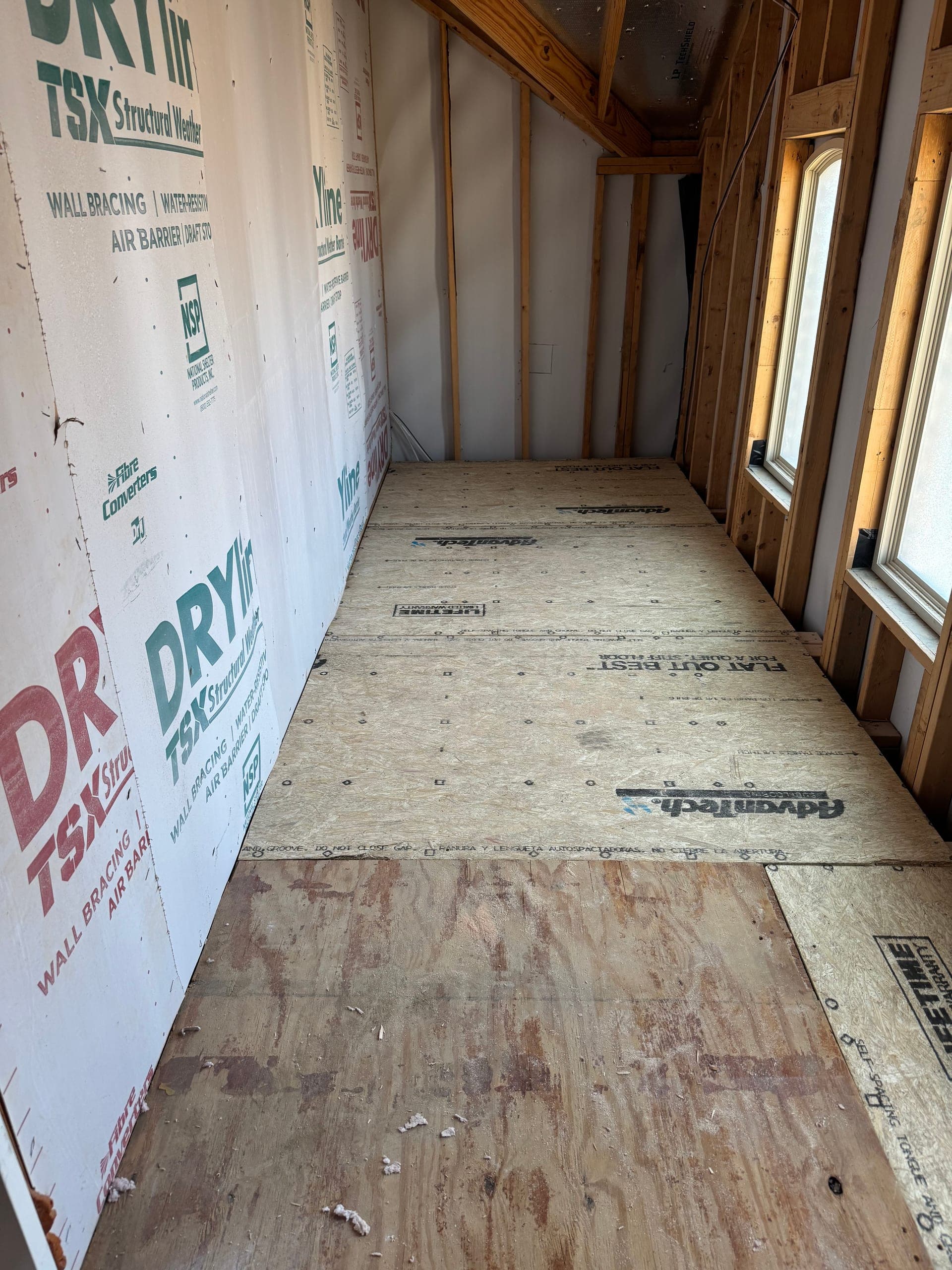 Attic decking installation by Chilton Home Services