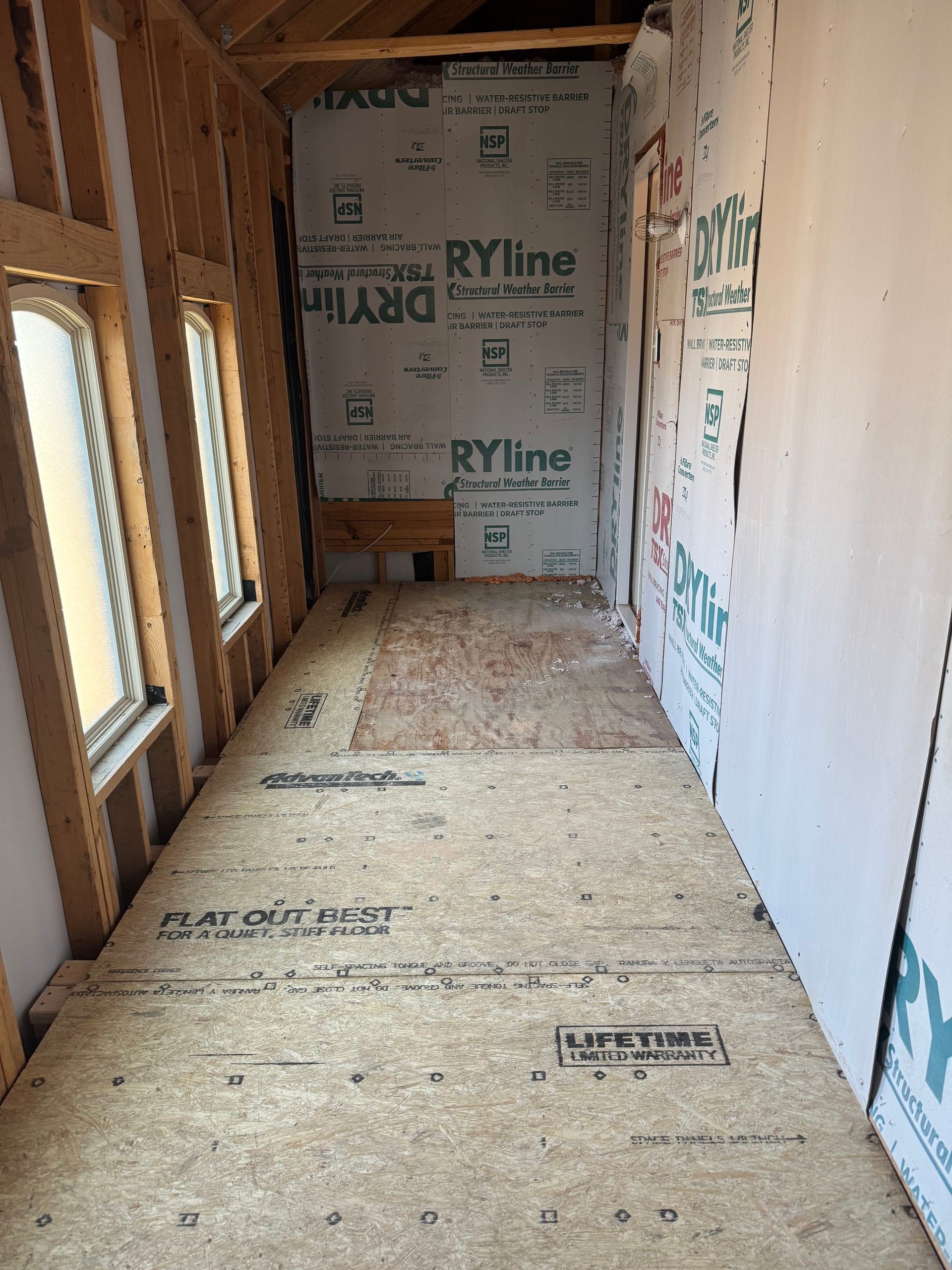 Attic storage decking by Chilton Home Services