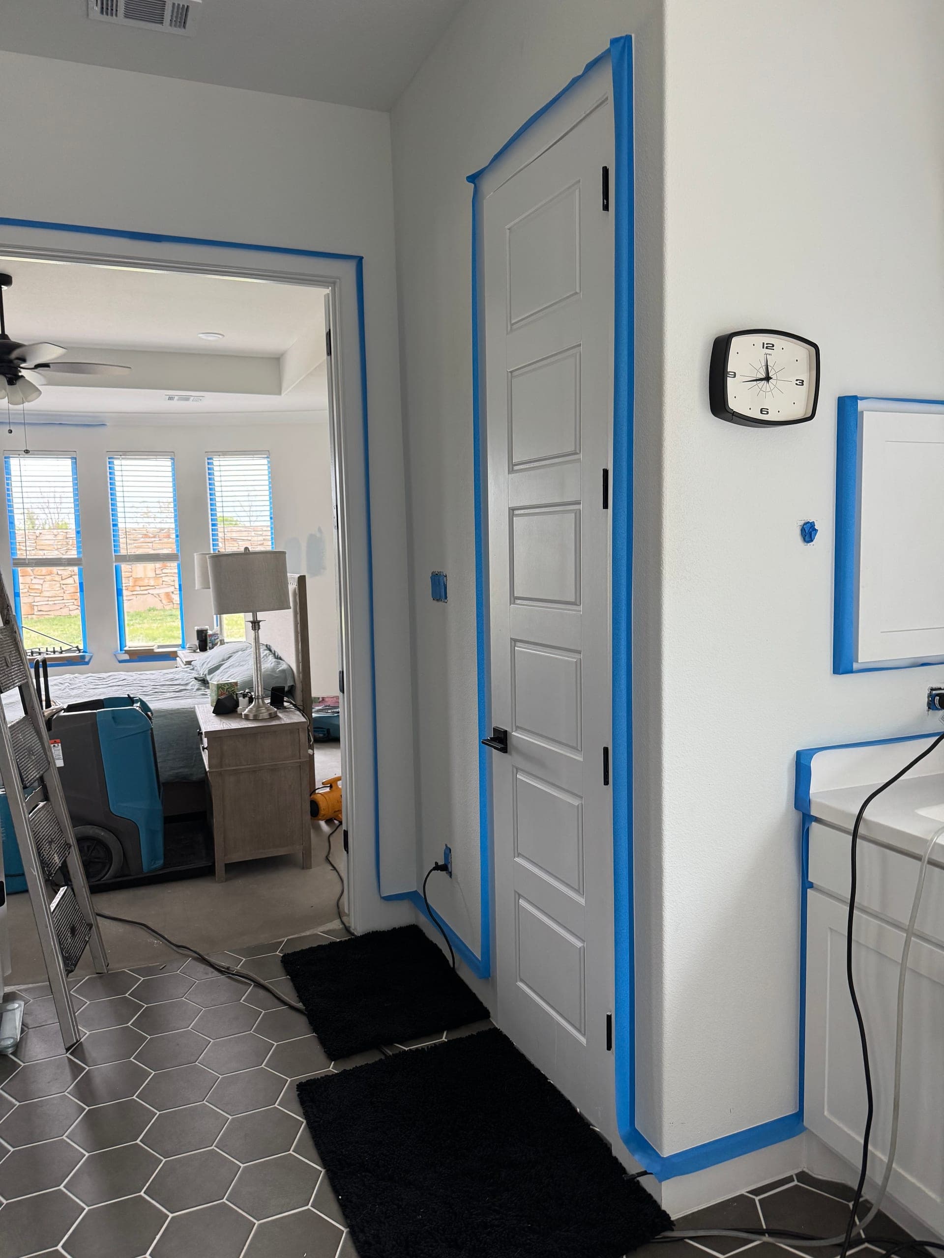 Recent painting project completed by the Chilton's Home Services team