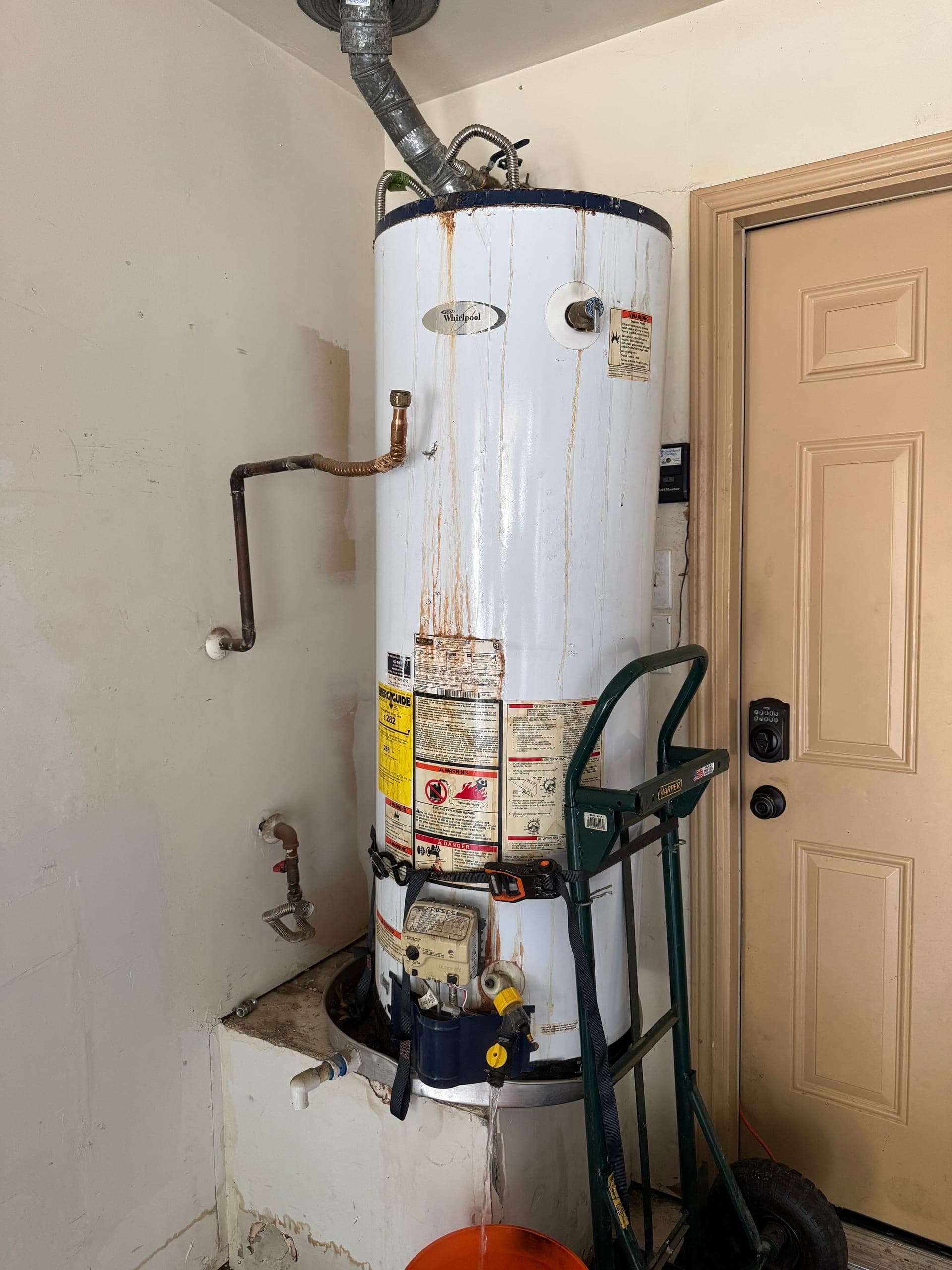Water heater replacement by Chilton Home Services